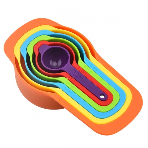 6Pcs Plastic Measuring Spoons Set