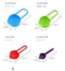 6Pcs Plastic Measuring Spoons Set