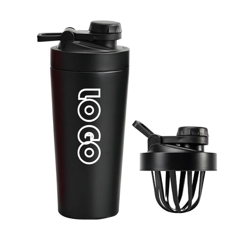 Stainless steel insulated fitness shaker cup