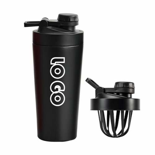 Stainless steel insulated fitness shaker cup