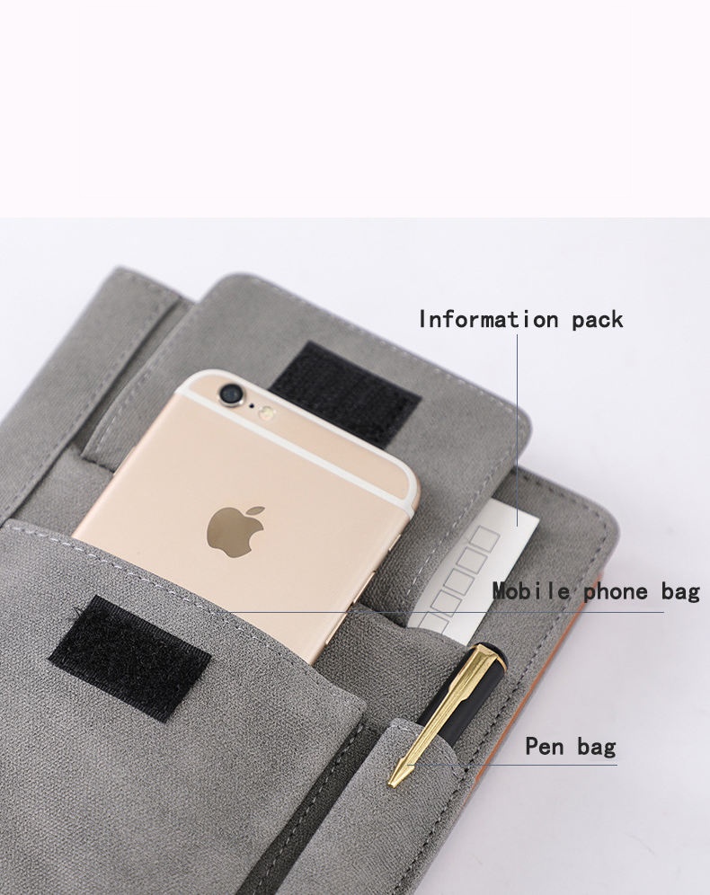 Executive Multi-Pocket Notebook Organizer
