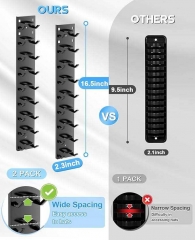 Wall-Mount Baseball Cap Organizer Rack