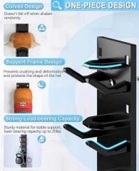 Wall-Mount Baseball Cap Organizer Rack