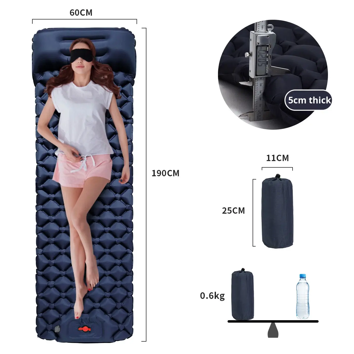 Self-Inflating Camping Sleeping Pad