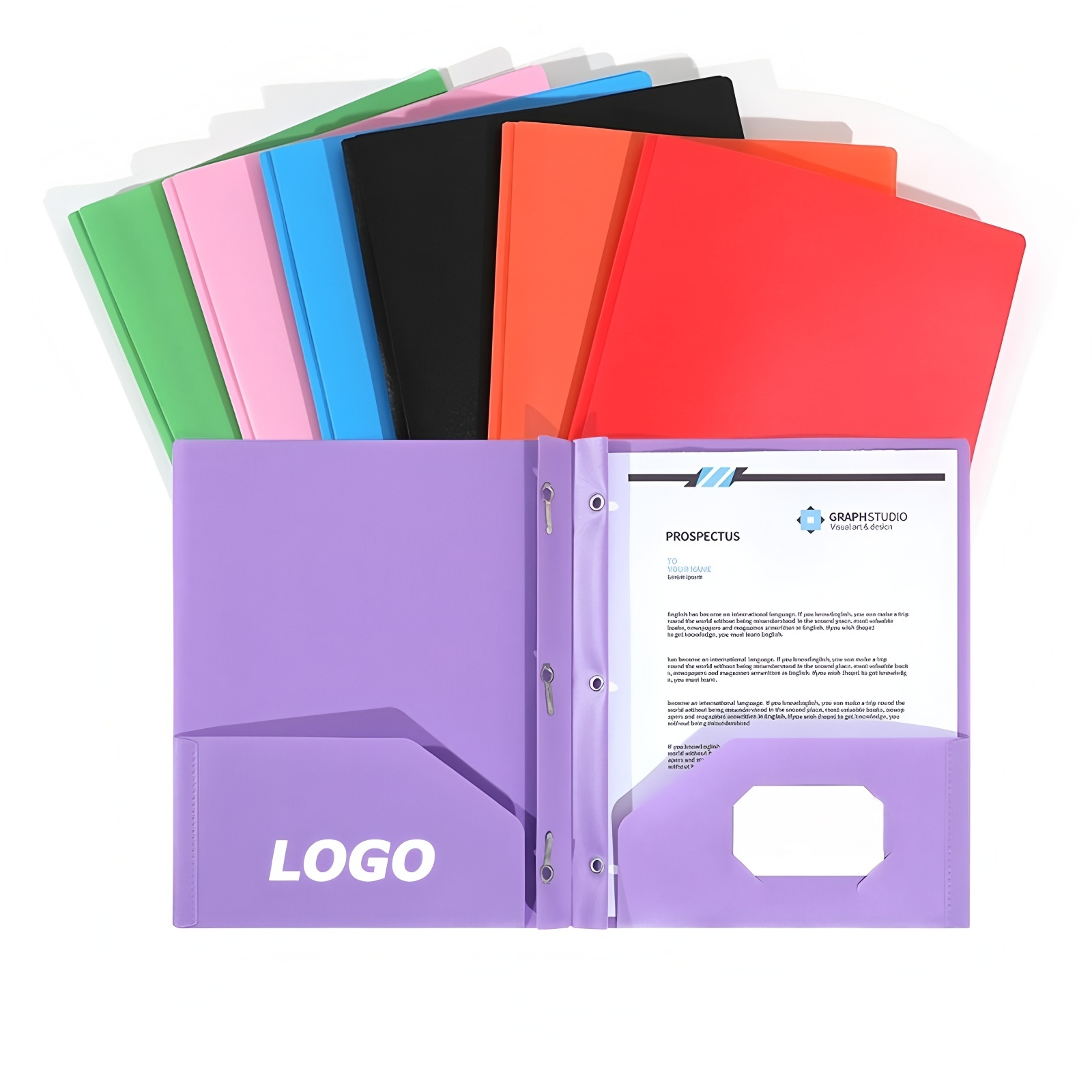 Letter-Size 3-Ring Binder Folder