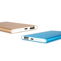 Slim Portable Power Bank (5000mAh, Ultra-Thin Charger）