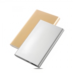 Slim Portable Power Bank (5000mAh, Ultra-Thin Charger）