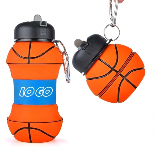 Ball Foldable Silicone Kids’ Water Bottle