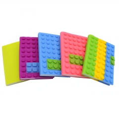 Lego-Style Silicone Hardcover Notebook