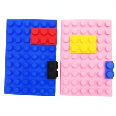 Lego-Style Silicone Hardcover Notebook