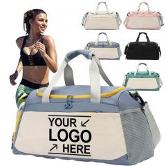Gym Duffel Bag with Shoe Compartment