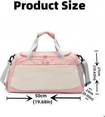 Gym Duffel Bag with Shoe Compartment