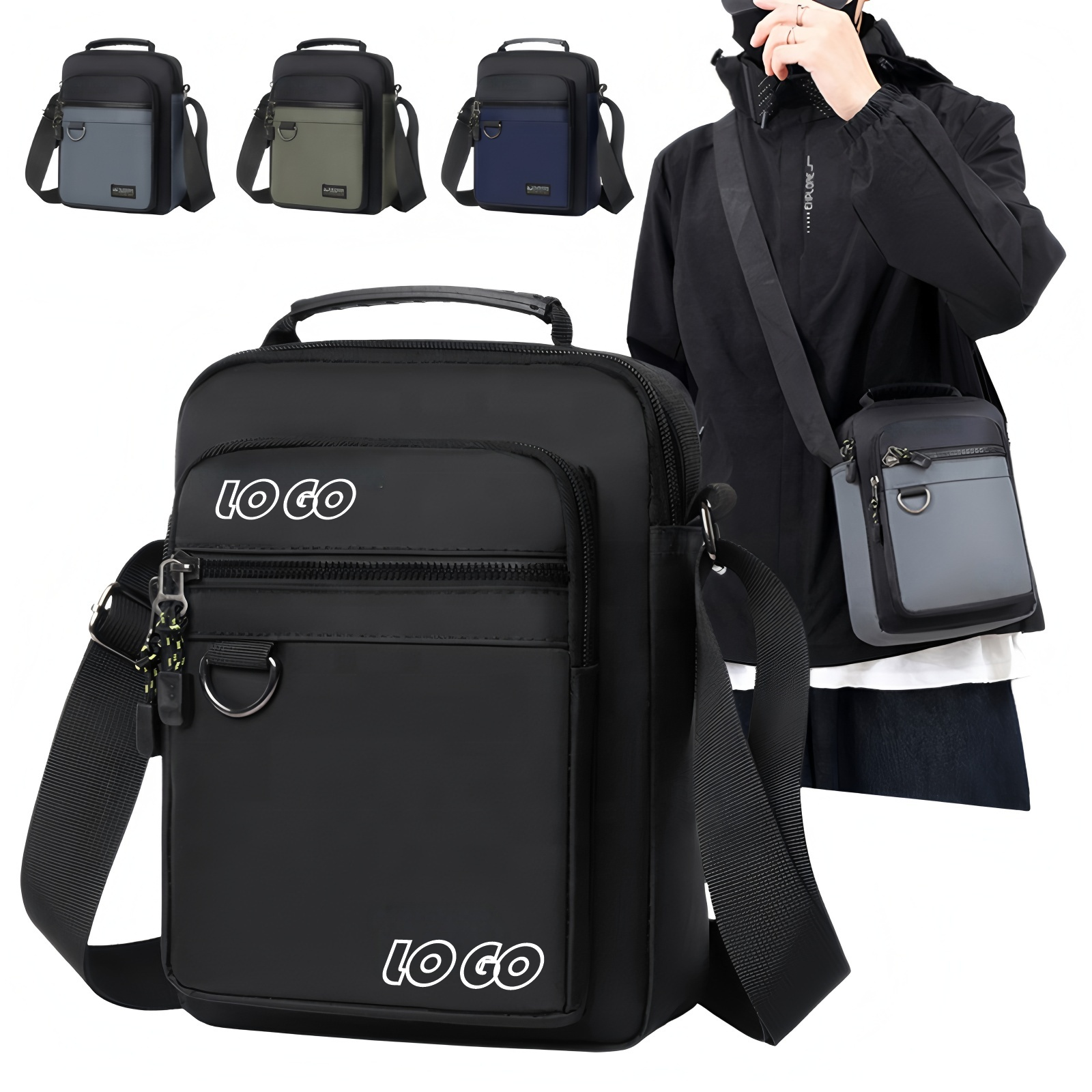 Custom Logo Crossbody Sling Bag