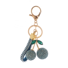 Bling Cherry Keychain