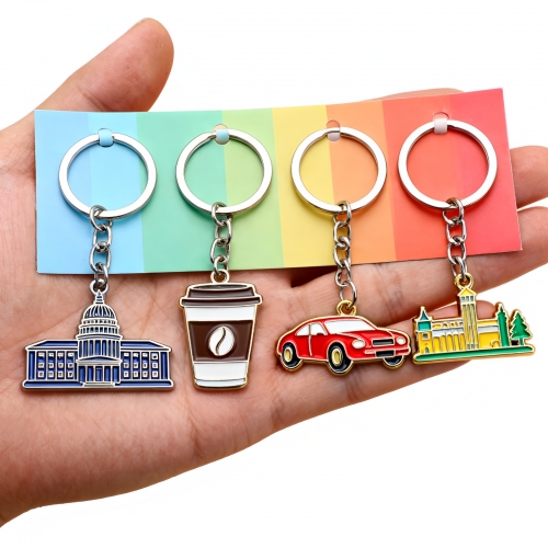 Custom Enamel Metal Keychain