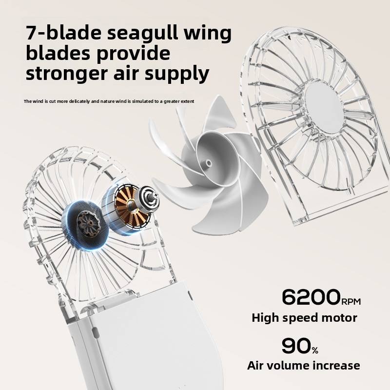 Foldable Rechargeable Handheld Fan
