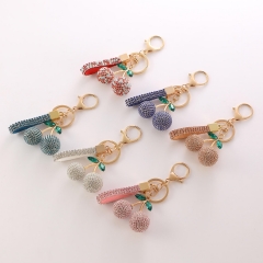 Bling Cherry Keychain