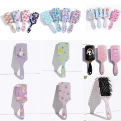 Customizable Detangling Paddle Hairbrush