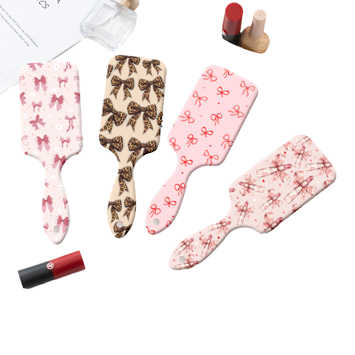 Customizable Detangling Paddle Hairbrush