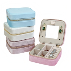Custom Velvet Travel Jewelry Case