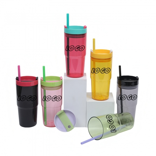 Custom Transparent Plastic Tumbler