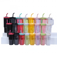 Custom Transparent Plastic Tumbler