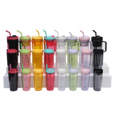 Custom Transparent Plastic Tumbler