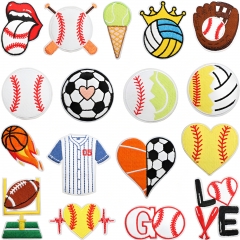 Sport Ball Chenille Patches