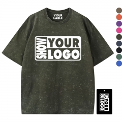 Custom Logo Oversized Vintage Wash T-Shirt