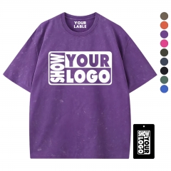 Custom Logo Oversized Vintage Wash T-Shirt