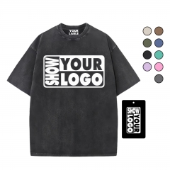 Custom Logo Oversized Vintage Wash T-Shirt