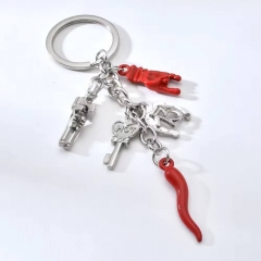 Red Chili Pepper Keychain