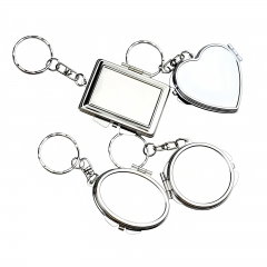Custom Compact Mirror Keychain