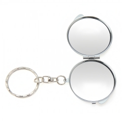 Custom Compact Mirror Keychain
