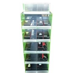 Multi-Tier Acrylic Floor Display Stand