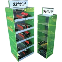 Multi-Tier Acrylic Floor Display Stand