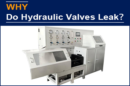 AAK hydraulic valve has zero leakage and Russian customer order back every 2 months