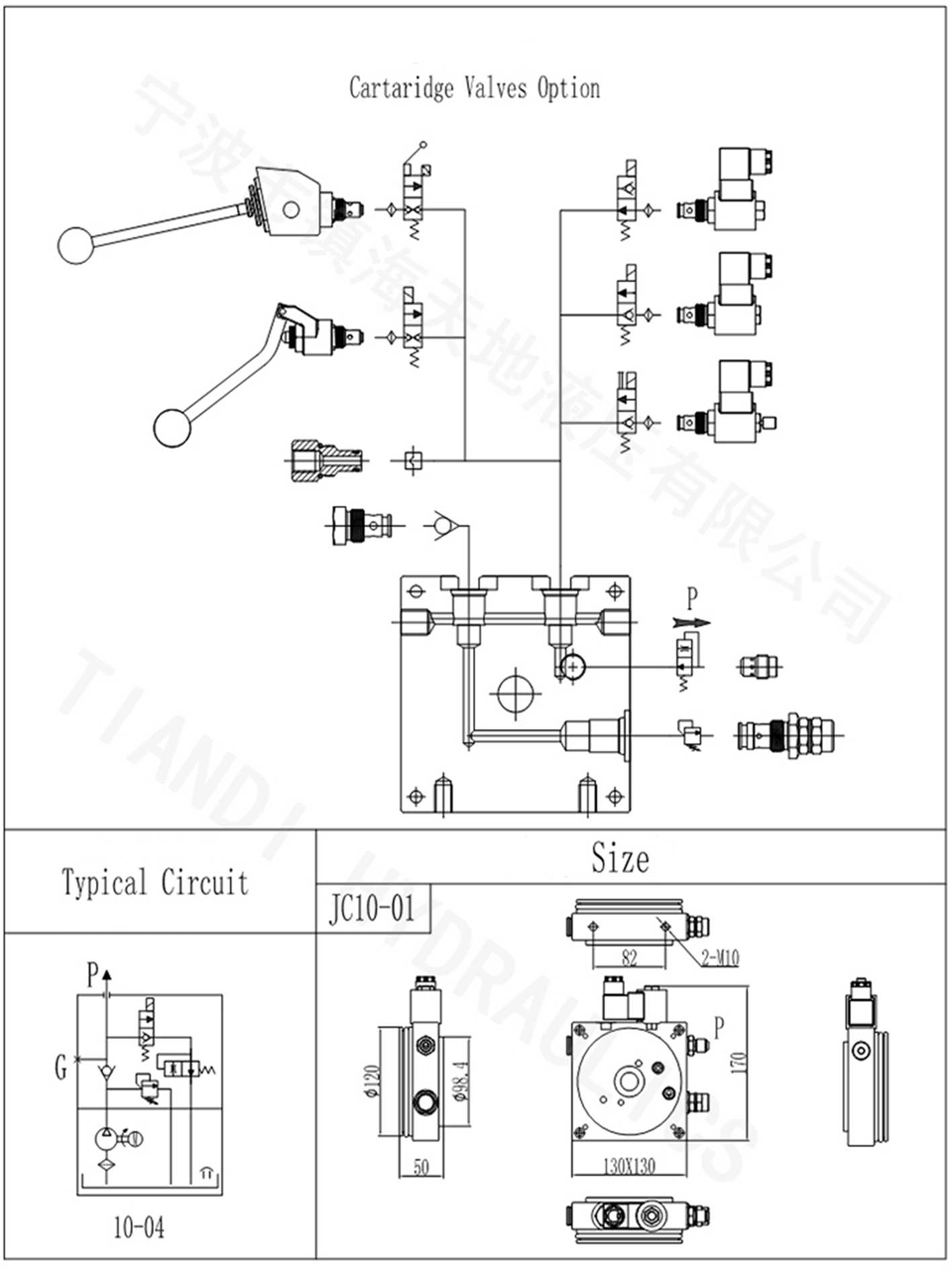 JC-10-01 Hydraulic Valve Blocks