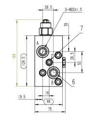 CTPHBD1-WD-120-00 Hydraulic Manifold