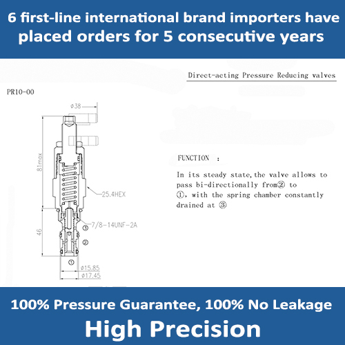 PR10-00 Direct-acting Pressure Reducing Valves