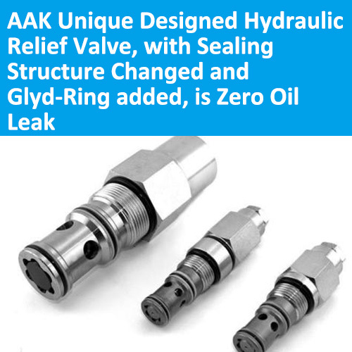 AAK141 Zero oil Leak Newly Designed Hydraulic System Relief Valve