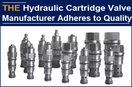 AAK hydraulic valve stands firmly in the international market by quality and says no to customers who force the price down