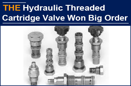 Arthur compared over 30 factories and confirmed that AAK hydraulic threaded cartridge valve won and placed the big order
