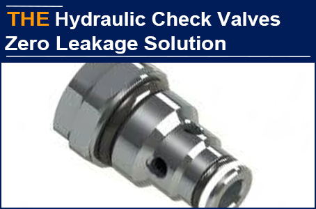 AAK hydraulic check valves added with thread Anaerobic adhesives, and Niki no longer has to worry about leakage