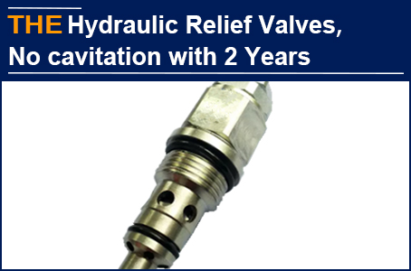 AAK hydraulic relief valve was 17% expensive, but no cavitation. The Canadian boss purchased 2,000pcs after 2 years