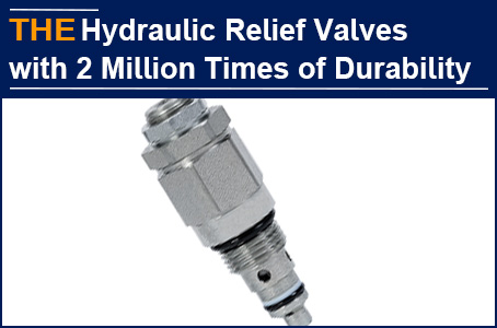 It is difficult to find a 2nd manufacturer of hydraulic relief valve over 2 million times of durability. Who else can Whitney give order to except AAK