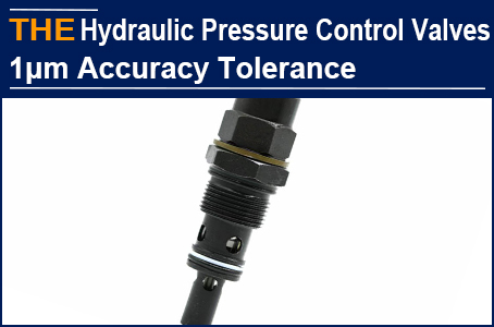 AAK hydraulic pressure control valve with 1μm Accuracy Tolerance and Opening and Closing for 1 second, helping Trinidad promoted to director