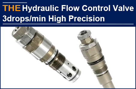 3drops/min hydraulic flow control valve, AAK got back the reorder at a high price