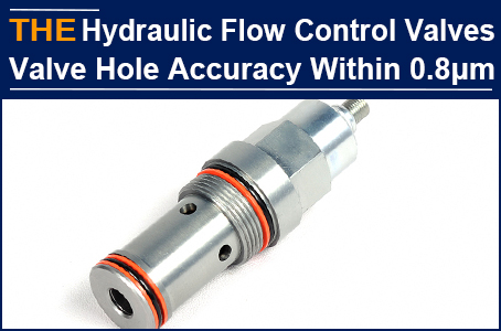 The original hydraulic valve manufacturer cannot meet the accuracy of valve hole 1.0μm for hydraulic flow control valves, AAK achieved 0.8μm