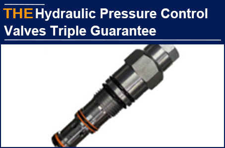 Triple guaranteed AAK hydraulic pressure control valve helped Italian customer tested the machine successfully